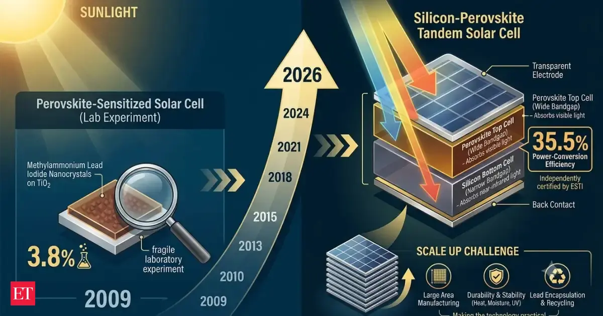 In 2009, scientists began with a 3.8% perovskite solar cell. 17 years later, LONGi's silicon-perovskite tandem set a 35.5% world record