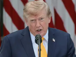 U.S. President Donald Trump hosts a back-to-school-themed event at the White House