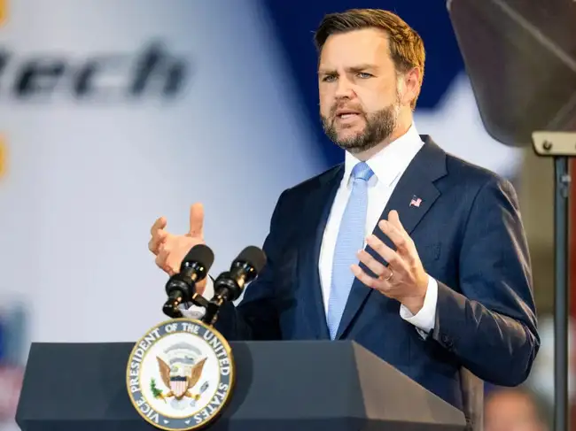US Vice President JD Vance referred to Canada as a state, correcting himself amid trade disputes