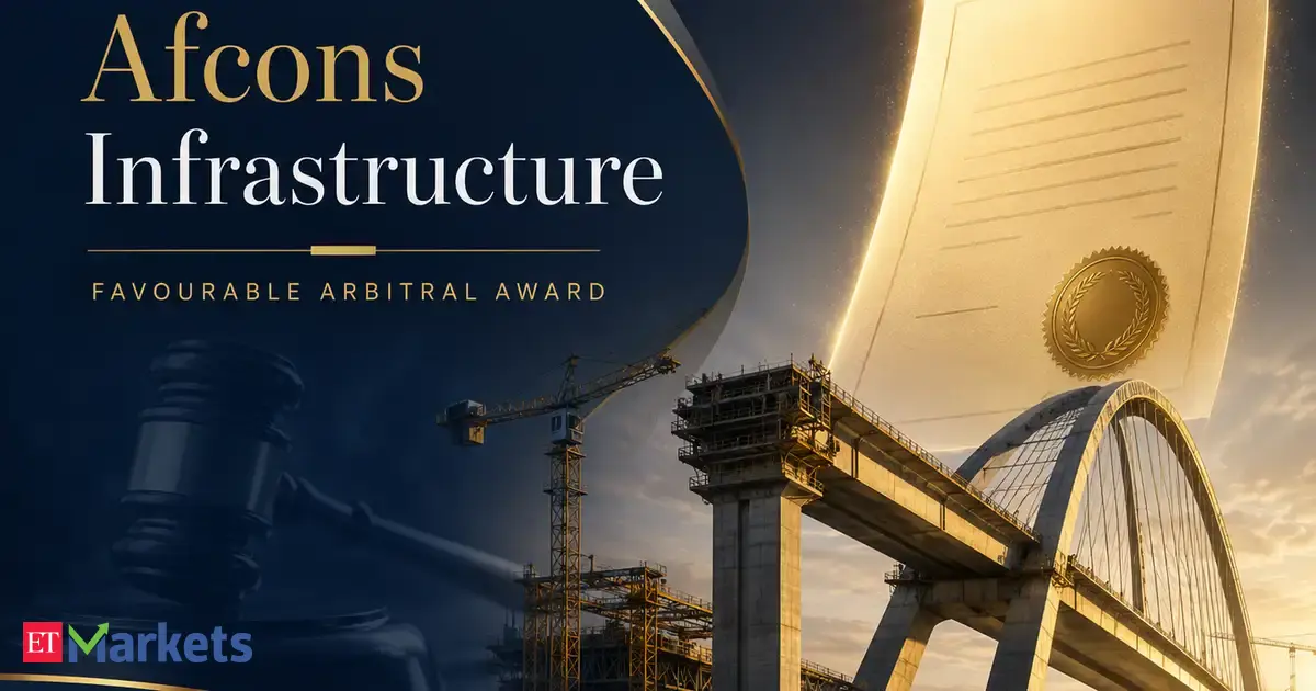 Afcons Infrastructure shares rally 4% after receiving Rs 335.5 crore arbitration award