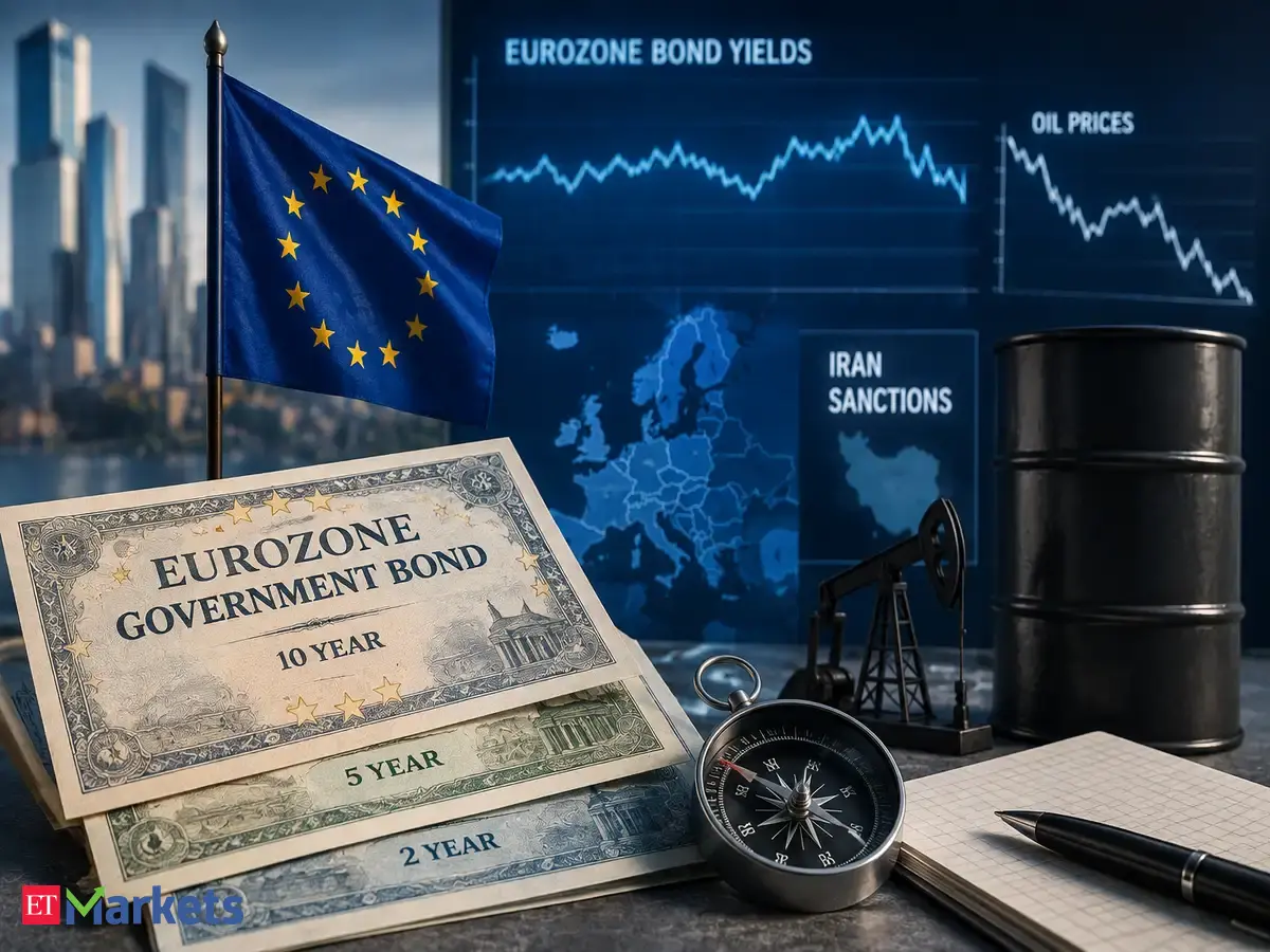 Global market: Eurozone bond yields steady as oil prices ease, traders assess Iran sanctions