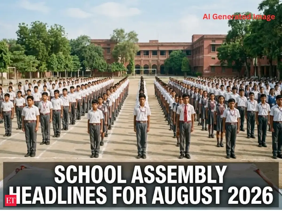 School assembly headline August 26: Top national, international, business and sports news for students