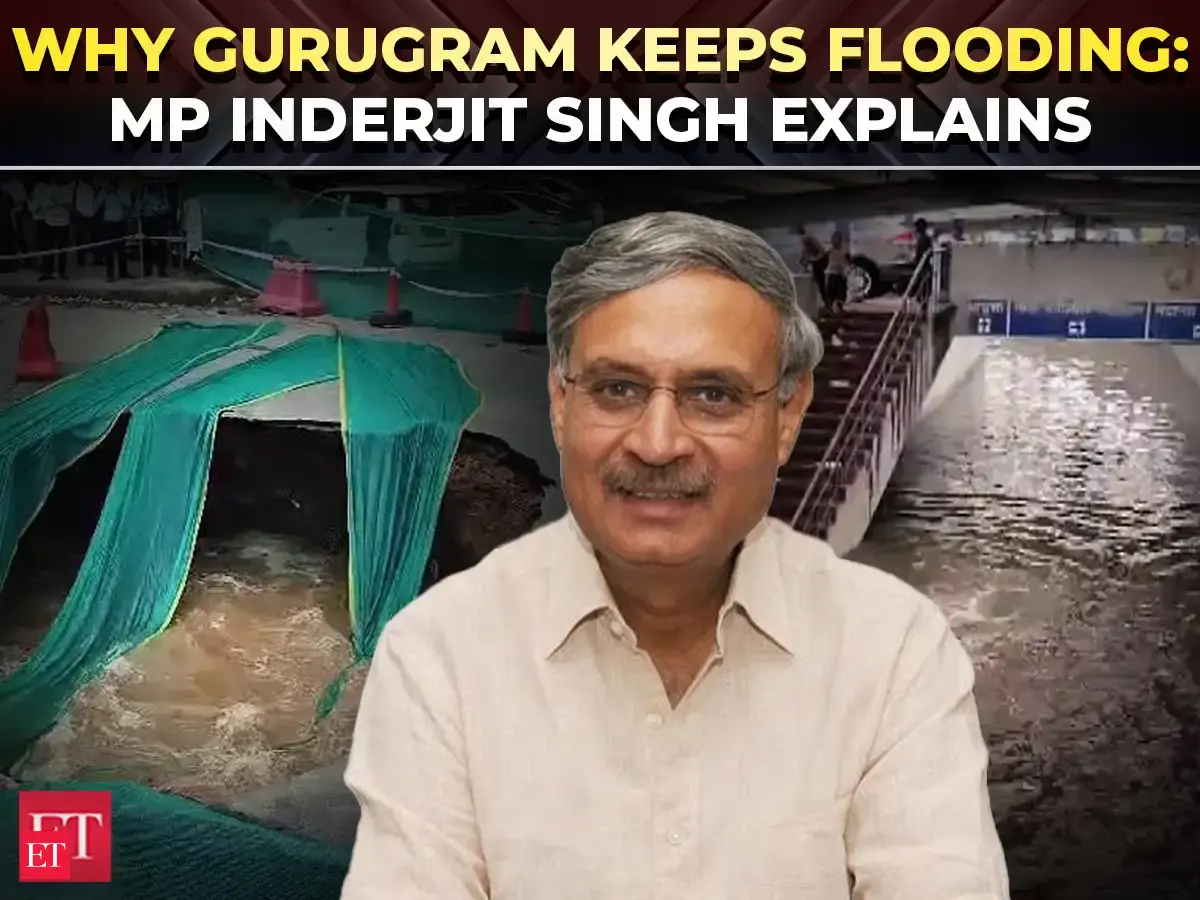 Gurugram waterlogging: BJP MP blames Congress, suggests tunnels