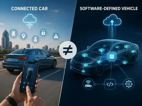 Connected car &ne; Software-Defined Vehicle