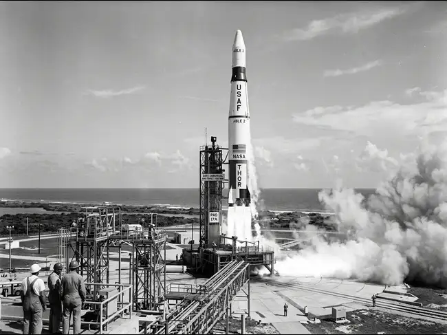 NASA: In 1958, NASA launched a spacecraft Able 2 for the first time to ...