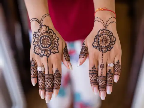 Back-Hand Floral Mehendi