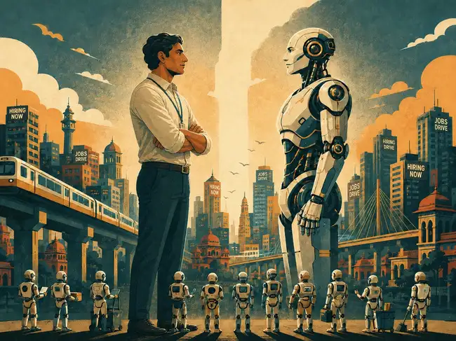 AI is changing India’s jobs landscape, not simply by replacing workers, but by automating tasks, redesigning roles and pushing employees towards higher-value work.