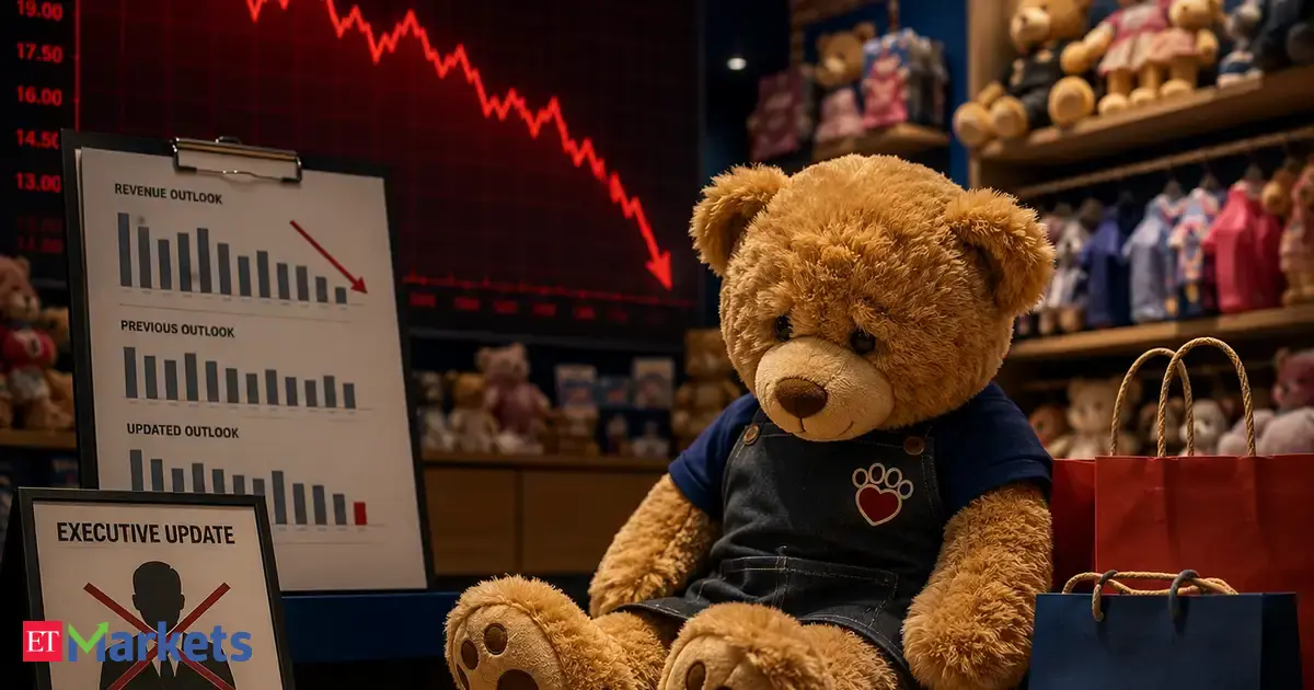 Akcie Build-A-Bear klesly po snížení výhledu tržeb a propuštění ředitele