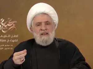 Lebanon's Hezbollah chief Naim Qassem