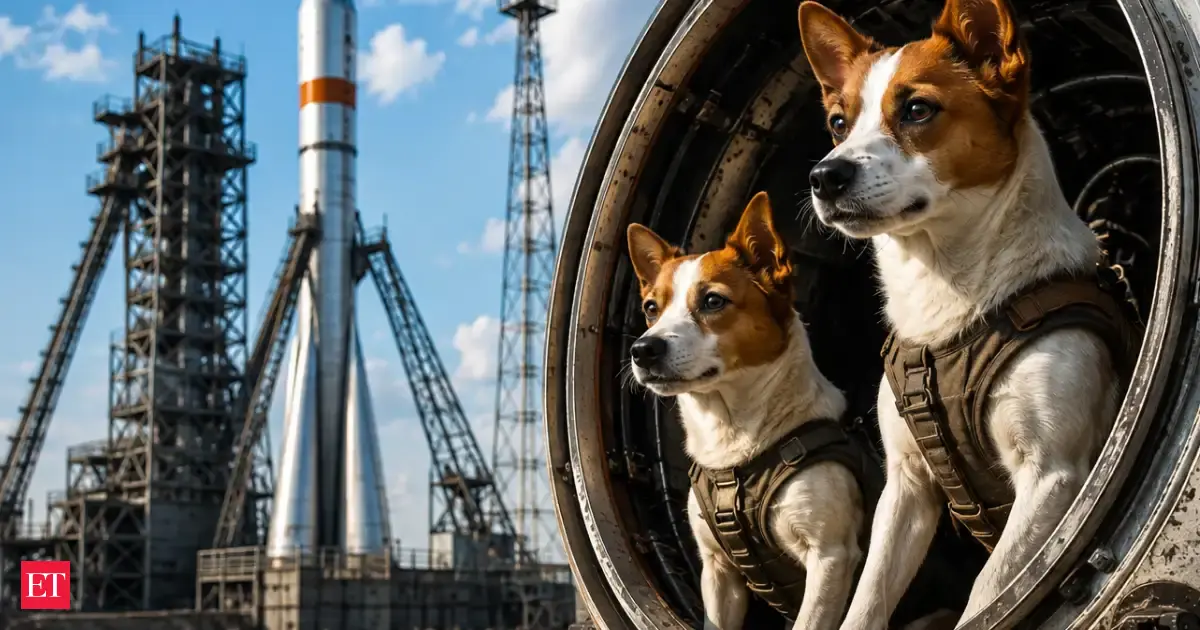 In 1951, Soviet dog Smelaya ran away before her rocket launch; after she returned, she flew safely with Malyshka