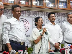 Kolkata, May 05: West Bengal Chief Minister and TMC Supremo Mamata Banerje...