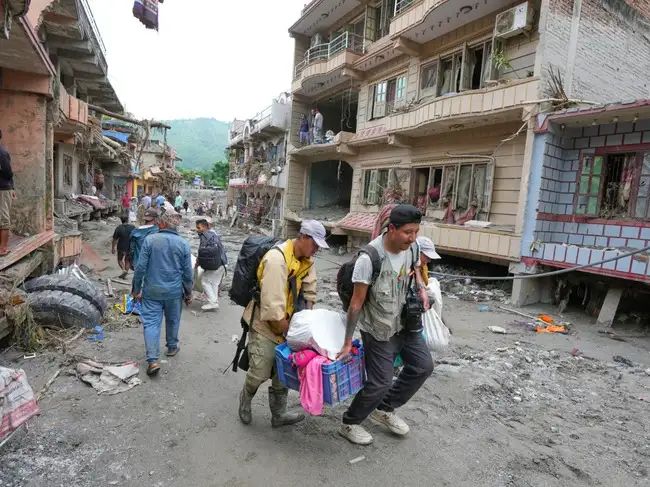 A Thane father anxiously awaits news of his son, Abhishek Ghone, missing after Nepal flash floods