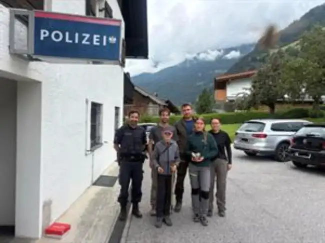 Austrian glacier backpack found