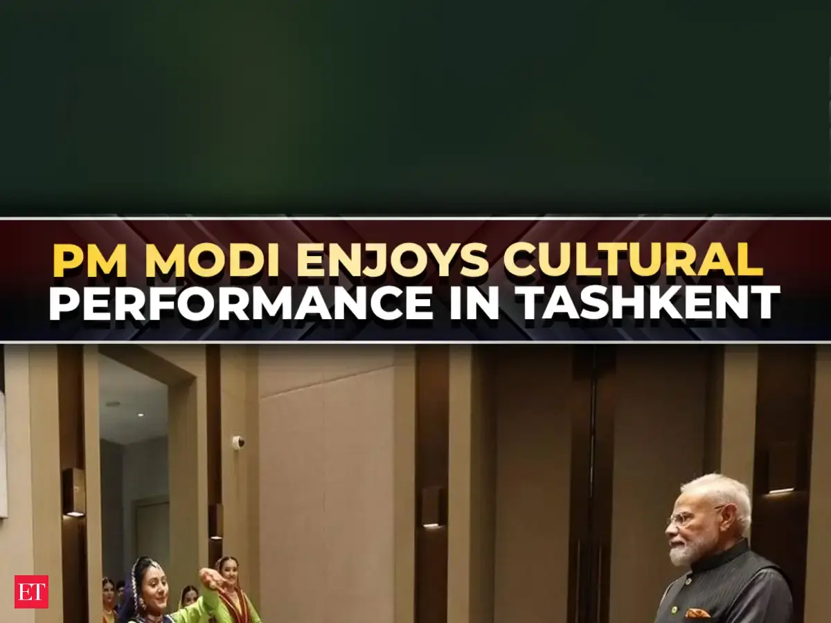 PM Modi in Tashkent: Indian diaspora welcomes him with music, dance and cultural performances