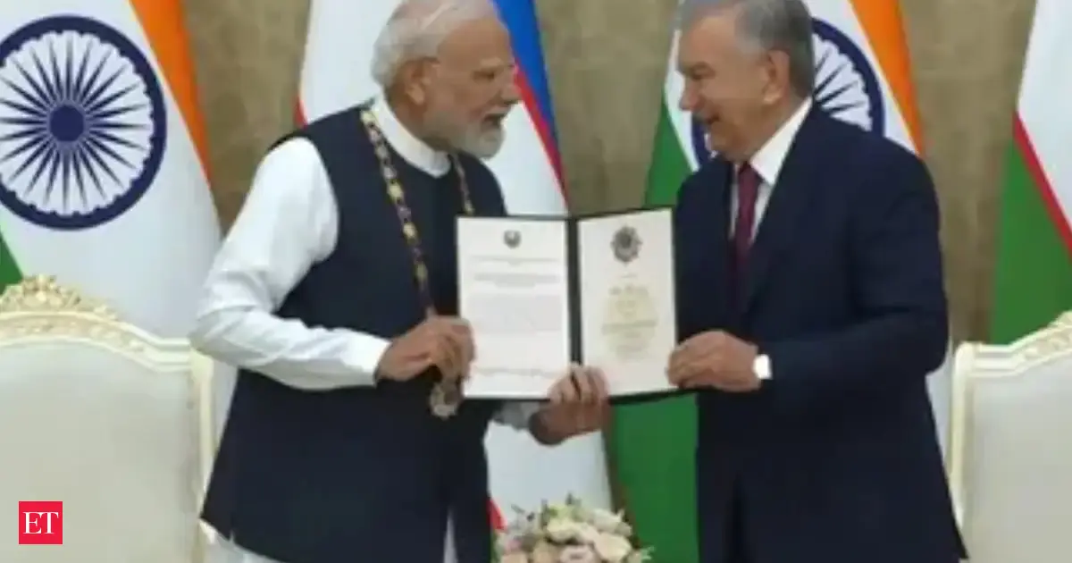 Modi receives Uzbekistan's highest honour, elevates ties