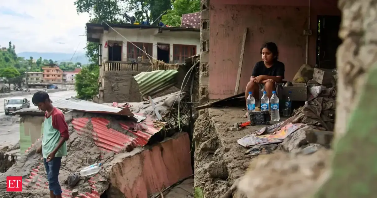 Photo: Economictimes Nepal Floods: Rescue Teams Race to Save Hundreds Trapped in Power Tunnels