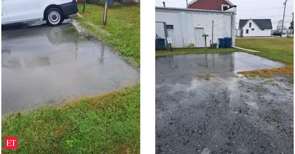 In 2012, Maryland's Greensboro launched 2 projects to curb stormwater flooding. 9 years later, its firehouse gained permeable pavers and step pools, helping reduce pollutants reaching the river
