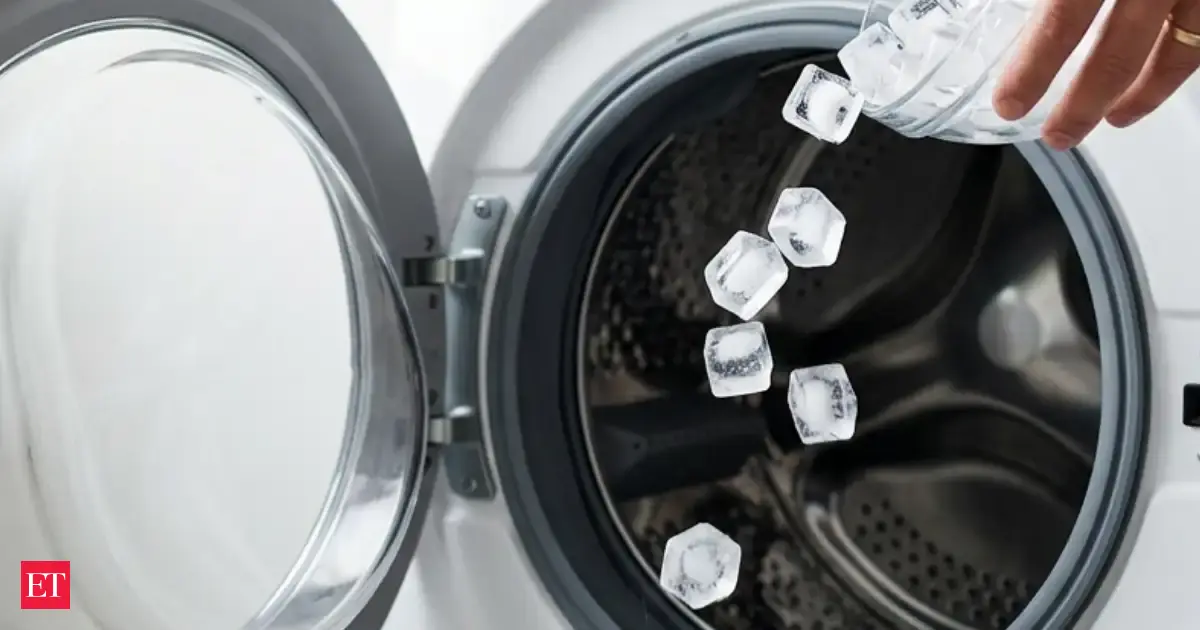 Putting ice cubes in washing machine: Why are people doing it & how this hack can help remove wrinkles from clothes