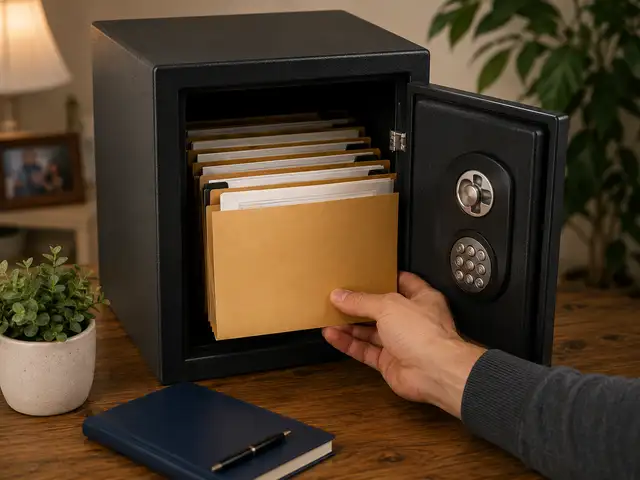 One drawer, one folder, one safe: Where should everything actually live?