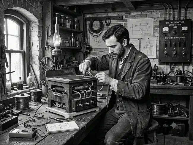 william hadaway: In 1896, American electrical engineer laid the ...