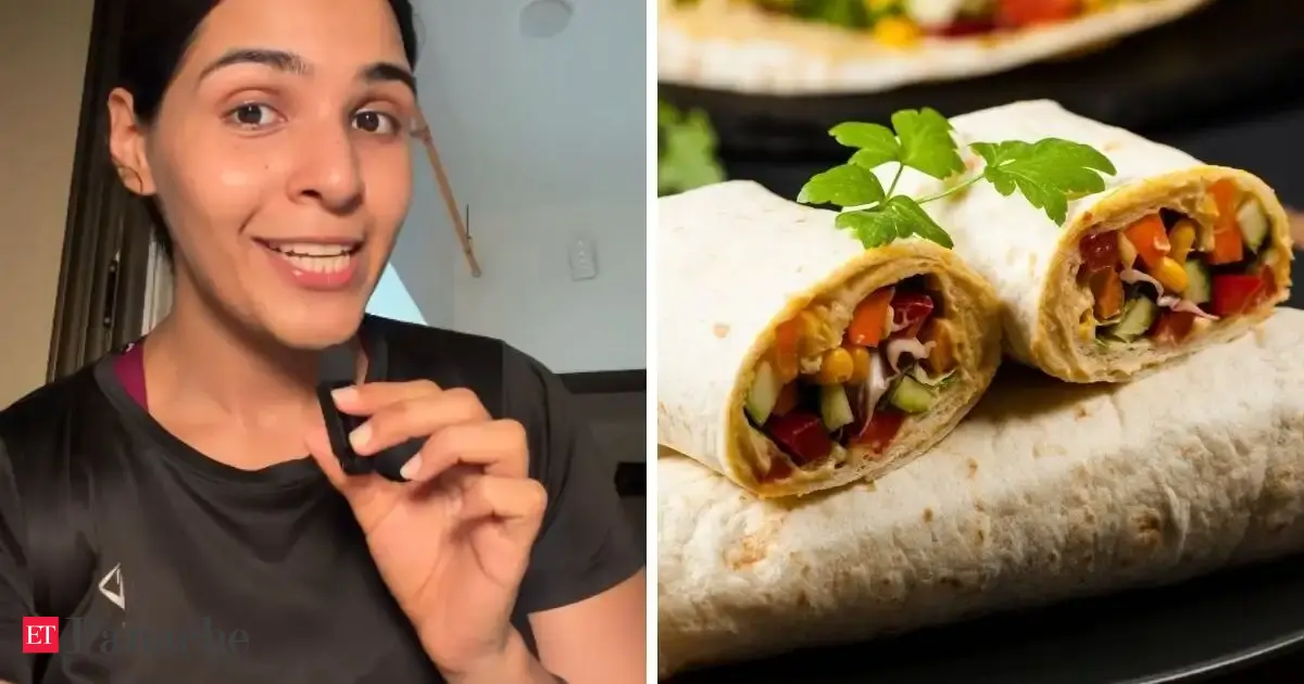 24g Protein 15g Fibre Mumbai Nutritionist Shares Healthy And Crunchy Chickpea Wrap Recipe For A Filling Meal