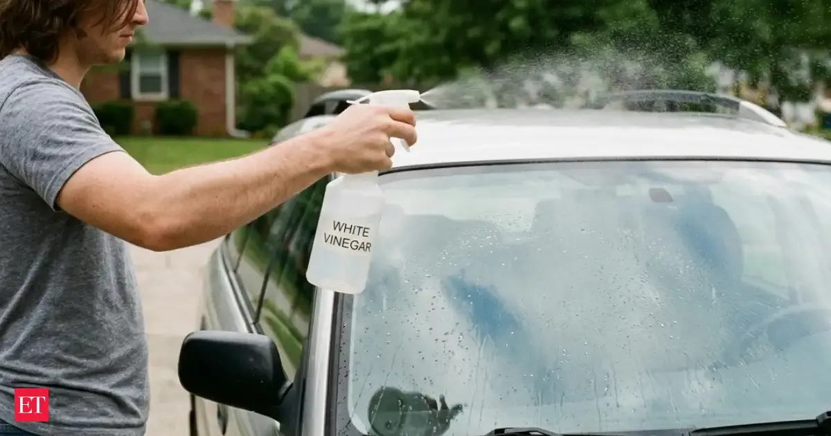 White vinegar car windshield cleaning hack: How to spray vinegar on your car to remove dirt, grease, water stains and frost