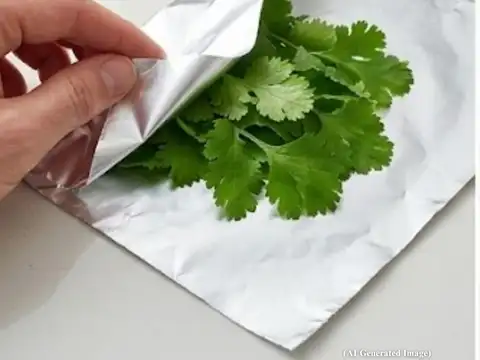 Foil Slows Down Yellowing By Blocking That Light