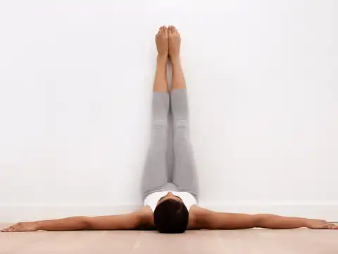Legs-up-the-wall pose