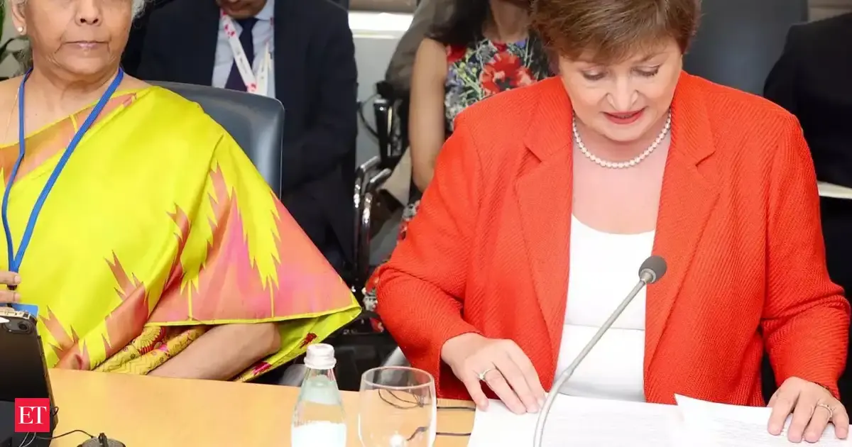 Finance Minister Nirmala Sitharaman met IMF Managing Director Kristalina Georgieva in Asheville. Georgieva acknowledged India's strong economic performance and evolving growth trajectory.