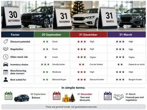 30 September vs 31 December vs 31 March: The winner