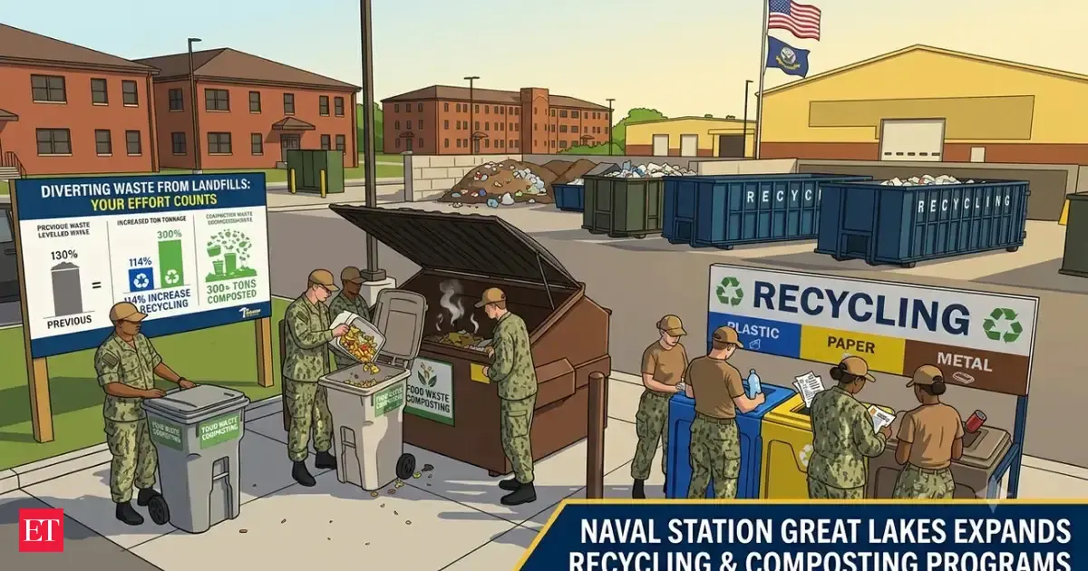 In 2011 Naval Station Great Lakes Added Composting And Recycling Bins 3 Years Later The Navy Had Diverted 300 Tons Of Fo
