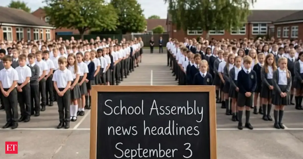 School Assembly News Headlines For September 3 Top India World Sports And Business Updates