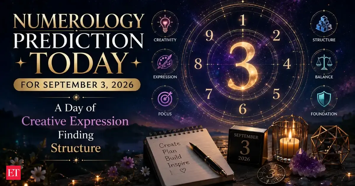 Numerology Prediction Today For September 3 2026 A Day Of Creative Expression Finding Structure