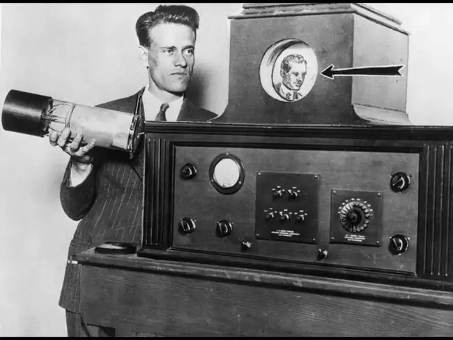 In 1921, a 14-year-old Idaho farm boy Philo Farnsworth looked at the rows in a potato field and imagined television<br>