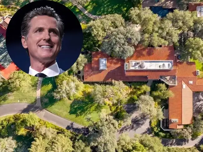 California Governor Gavin Newsom lists his $7.5 million Sacramento-area mansion<br>