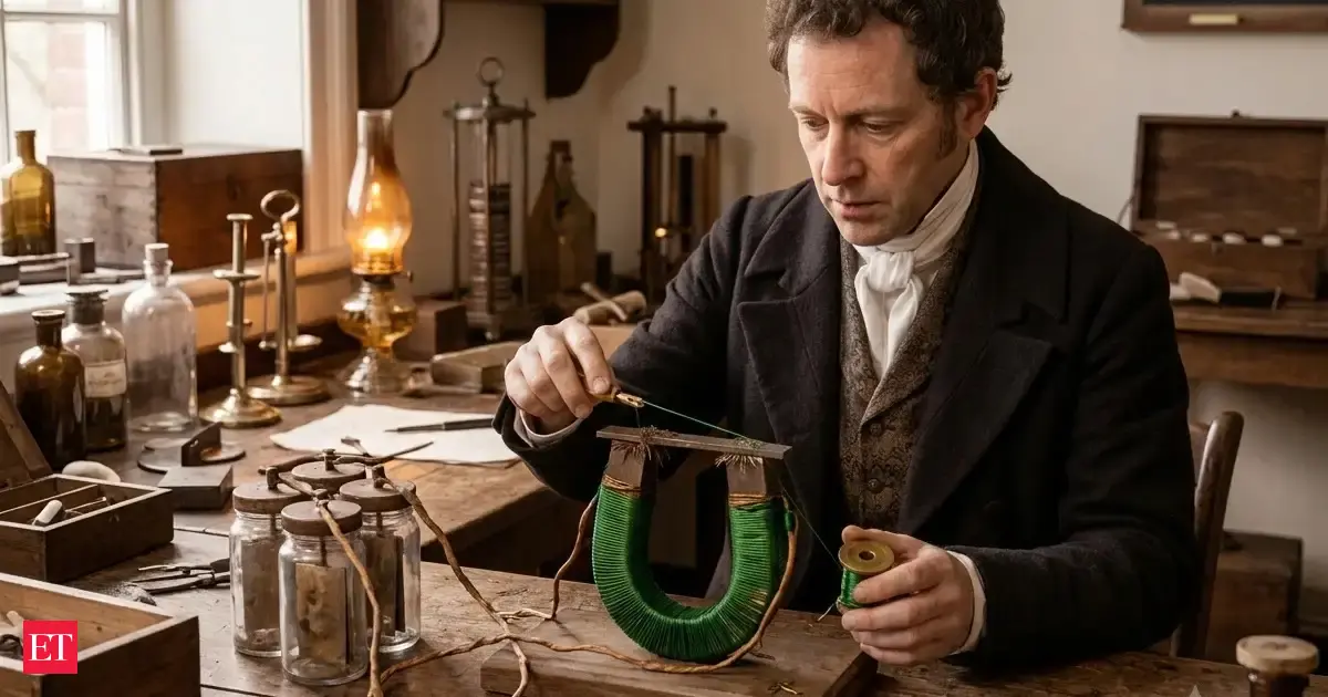 In 1824, an English engineer invented the first working electromagnet laying the foundation for modern electrical engineering