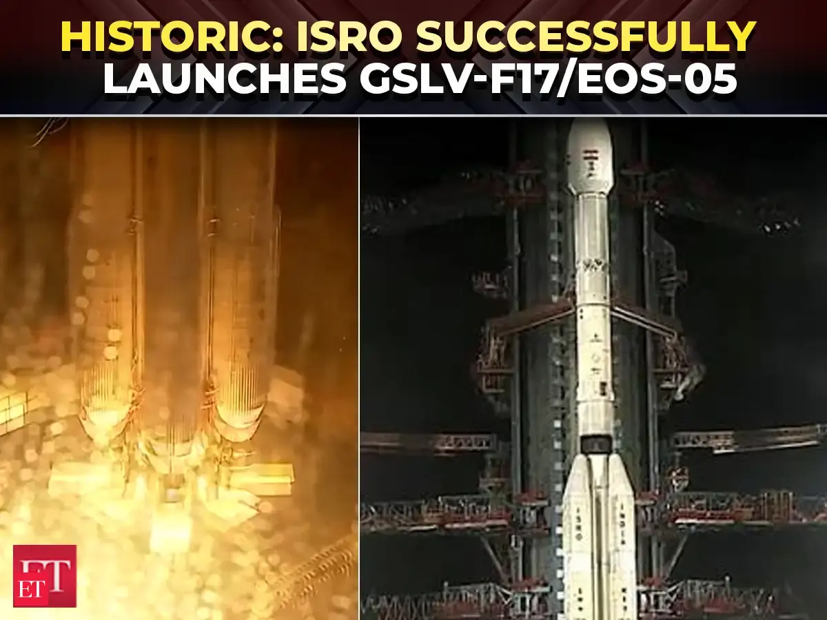 ISRO launches EOS-05 satellite on GSLV-F17 rocket