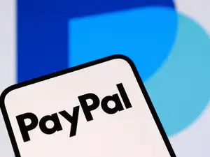 Illustration shows PayPal logo