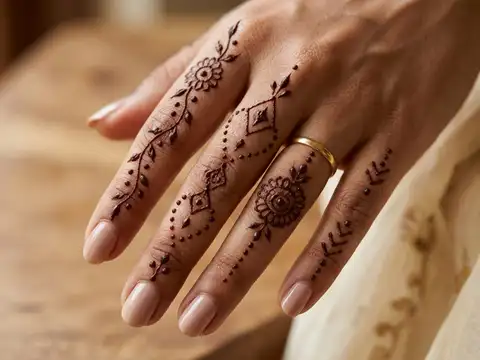 Finger Mehndi Design