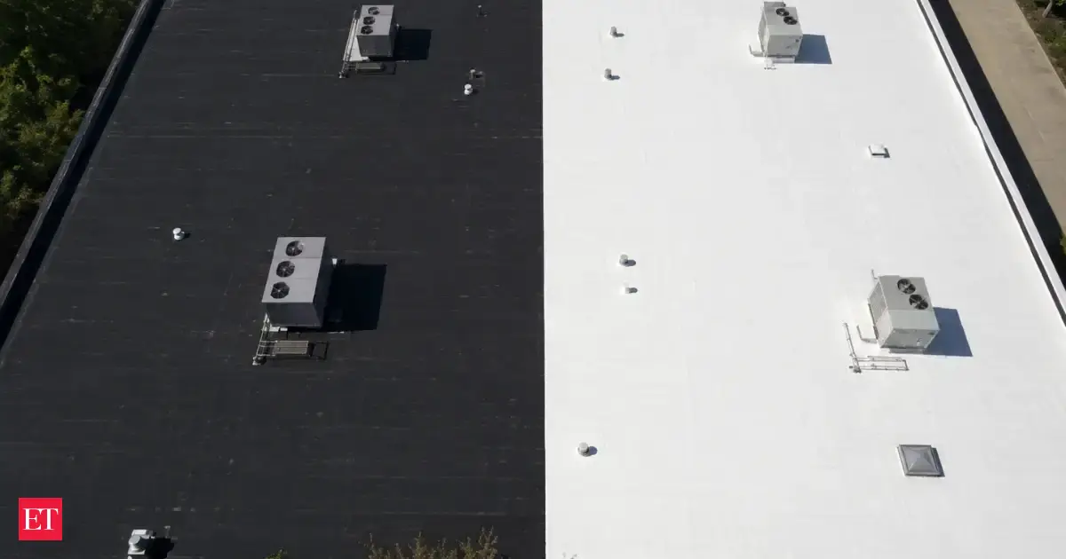In 2001, researchers tested a white roof on a large Austin retail store; the study reported lower roof temperatures and an 11% reduction in cooling energy use