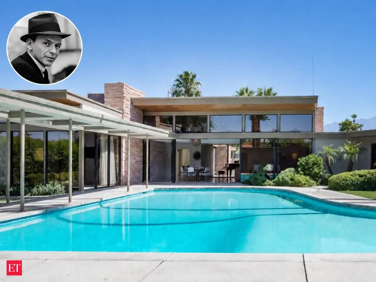 In 1947, Frank Sinatra commissioned Twin Palms in Palm Springs; 64 years later, the glass-walled desert home was designated a Class 1 Historic Site