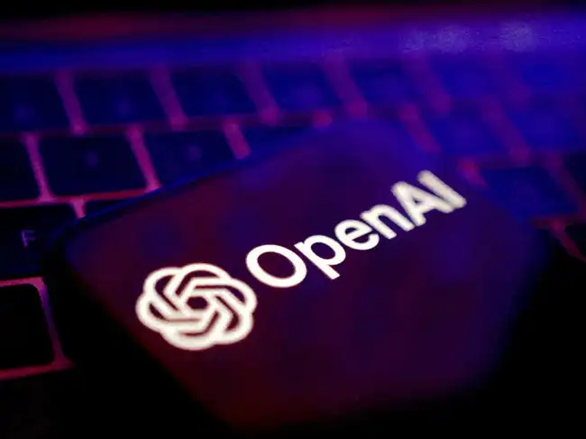 Illustration shows OpenAI logo