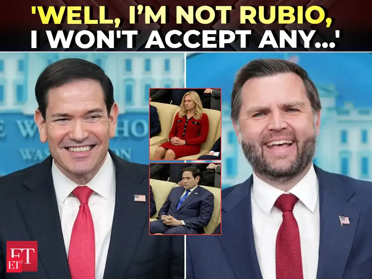 'I'm not Marco...': VP JD Vance laughs off question on White House Press Secretary role