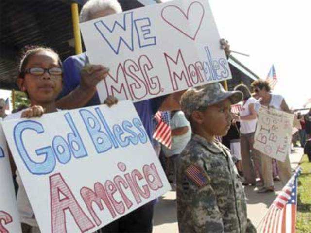 Vietnam Veterans Welcome Home Ceremony in Fort Hood, Texas
