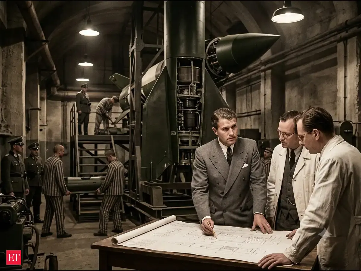 In 1944, a German aerospace engineer along with his team invented first long-range ballistic missile for Nazi Germany but it was built by concentration camp prisoners under brutal conditions, laying the foundation for both the American and Soviet space programs