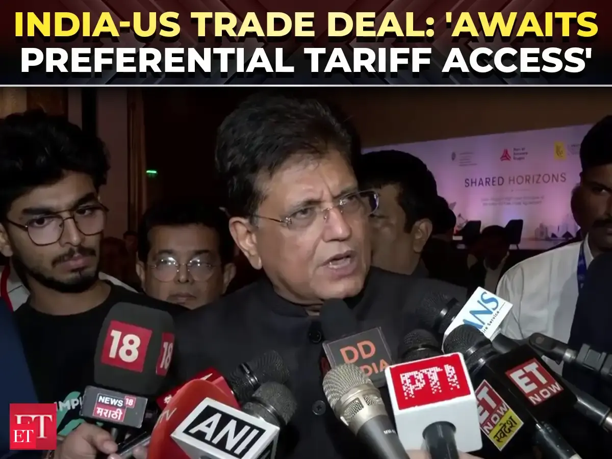 Piyush Goyal on India-US Bilateral Trade Agreement: Awaiting preferential tariff for Indian exports