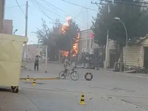 An explosion at a military unit in Viacha, Bolivia