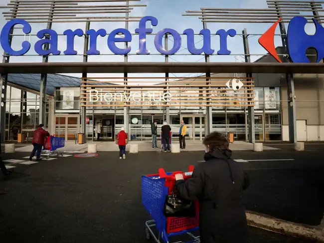 FILE PHOTO: A Carrefour hypermarket in France