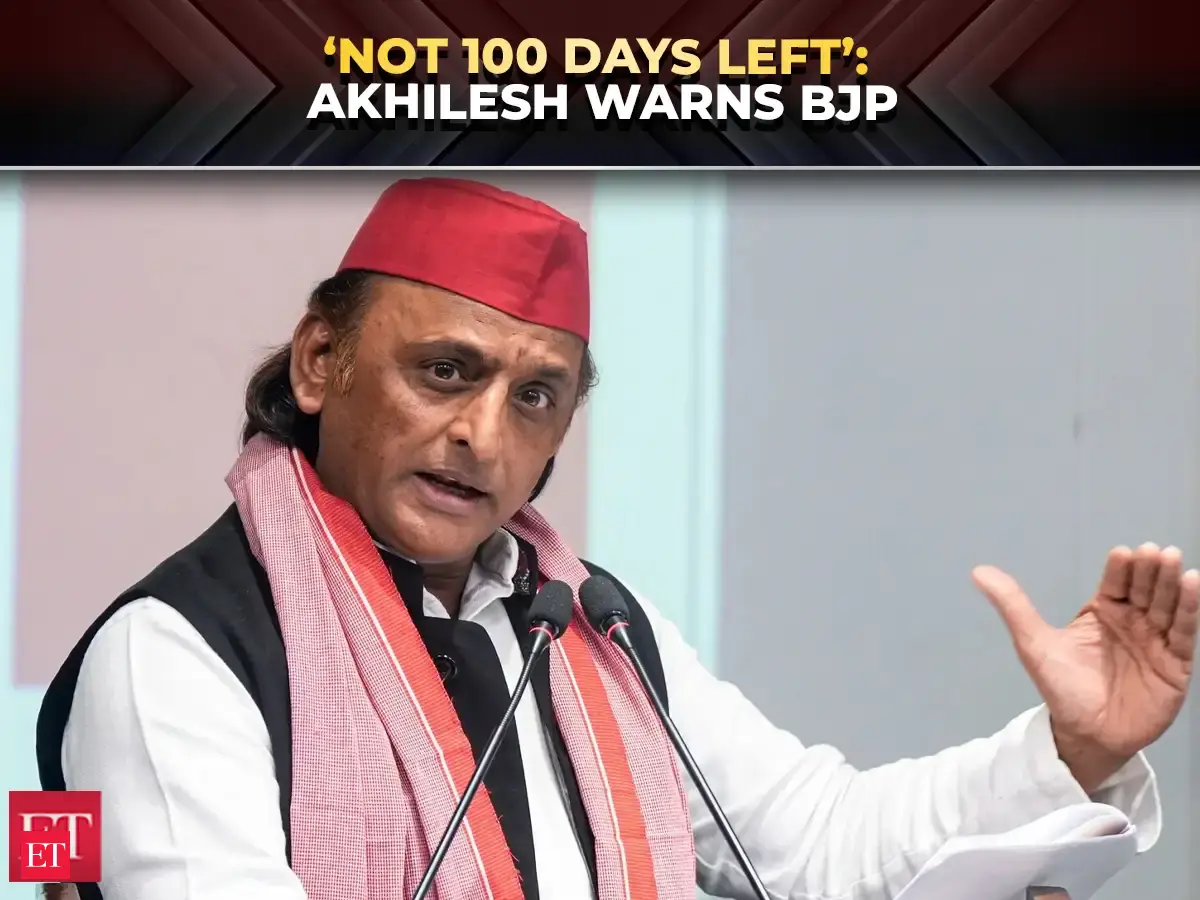‘They were drying the road with a fan’: Akhilesh Yadav sharp attack on BJP over infrastructure in UP