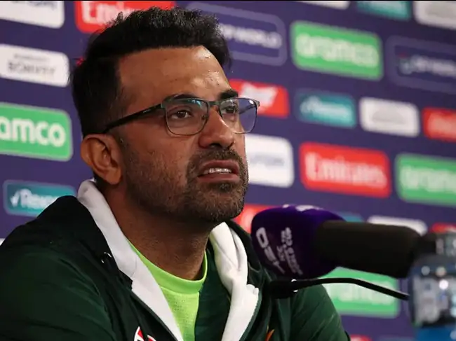 Pakistan head coach Wahab Riaz (in pic)